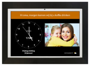 Bericht op een DayClock