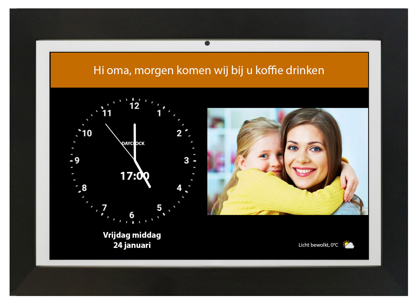 DayClock 10-Duo met lijst