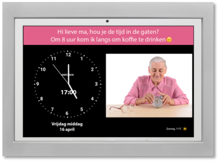 Schermafbeelding van Dayclock