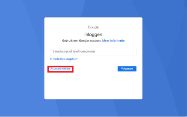 Google Duo account aanmaken
